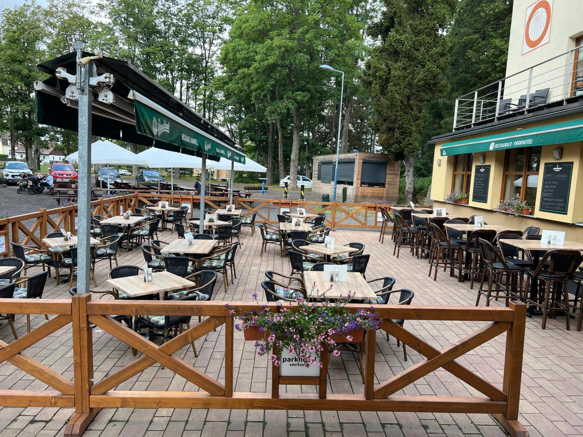 Parkhotel Smržovka Buitenkant foto